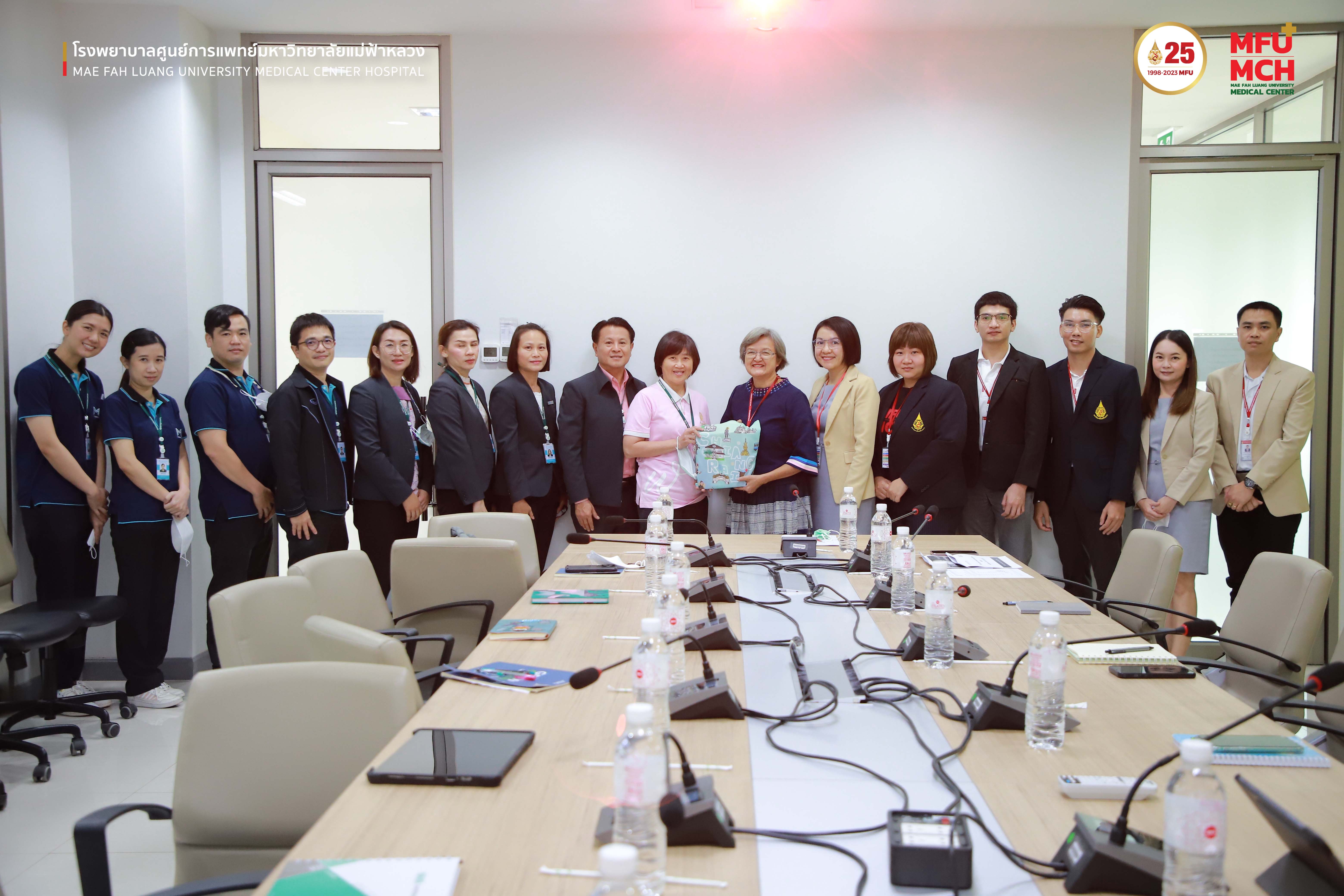 รพ.โอเวอร์บรุ๊ค ได้มาเยี่ยมชมและศึกษาดูงานด้านระบบบัญชี การเงิน ณ รพศ.มฟล.