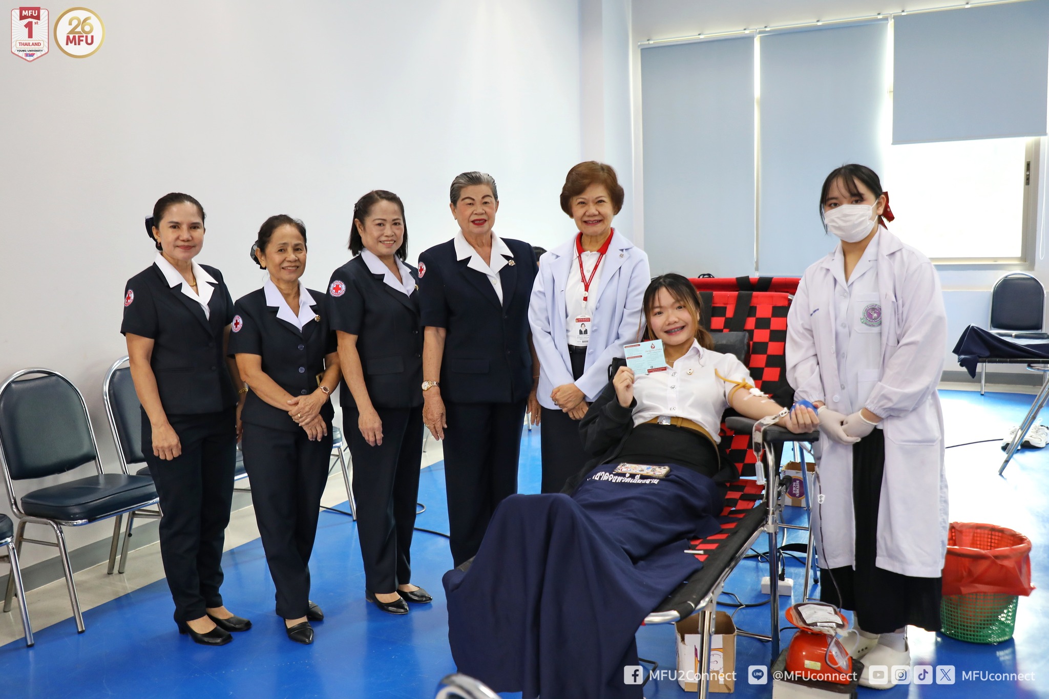รพศ. มฟล. ร่วมกับเหล่ากาชาดจังหวัดเชียงราย และรพ.เชียงรายประชานุเคราะห์ จัดโครงการ 