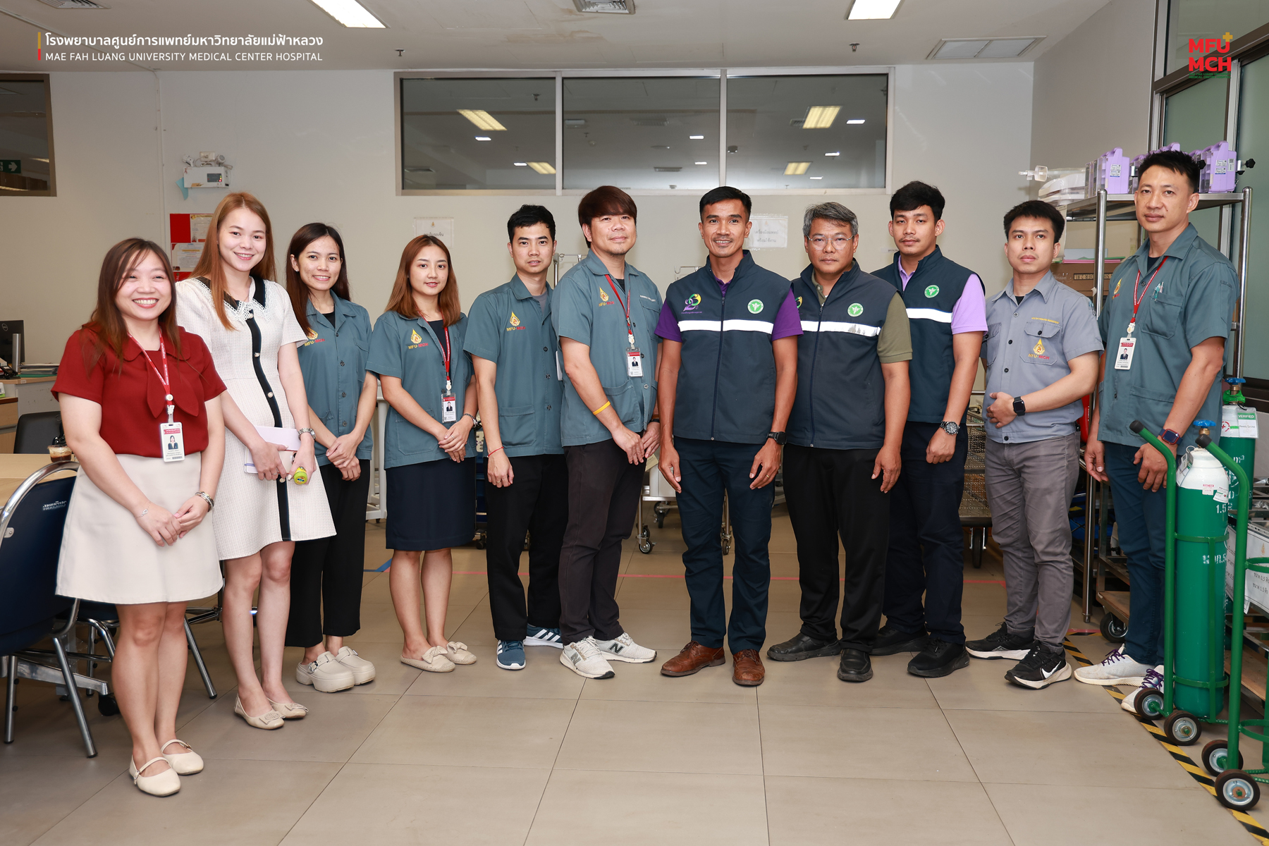 รพศ. มฟล. ต้อนรับศูนย์สนับสนุนบริการสุขภาพที่ 1 เดินหน้าพัฒนาระบบวิศวกรรมการแพทย์และสาธารณสุข